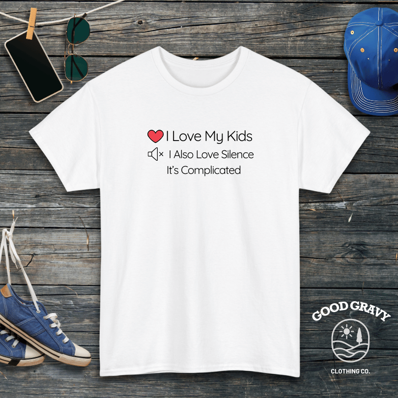 I Love My Kids I Also Love Silence It's Complicated T-Shirt