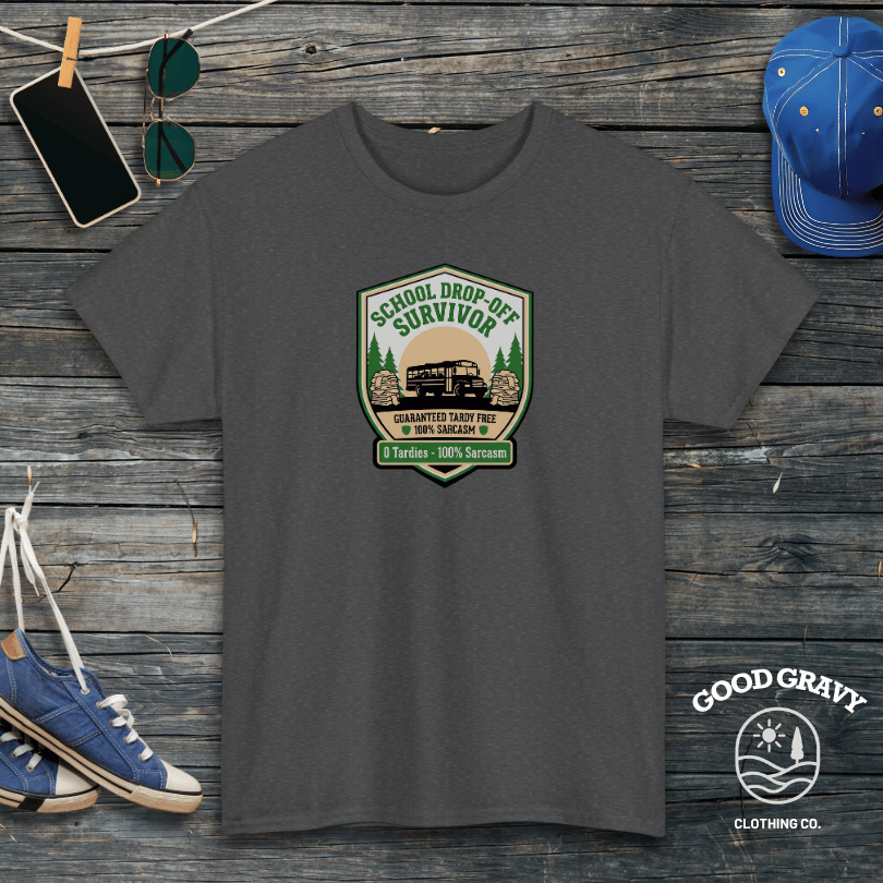 School Drop Off Survivor T-Shirt