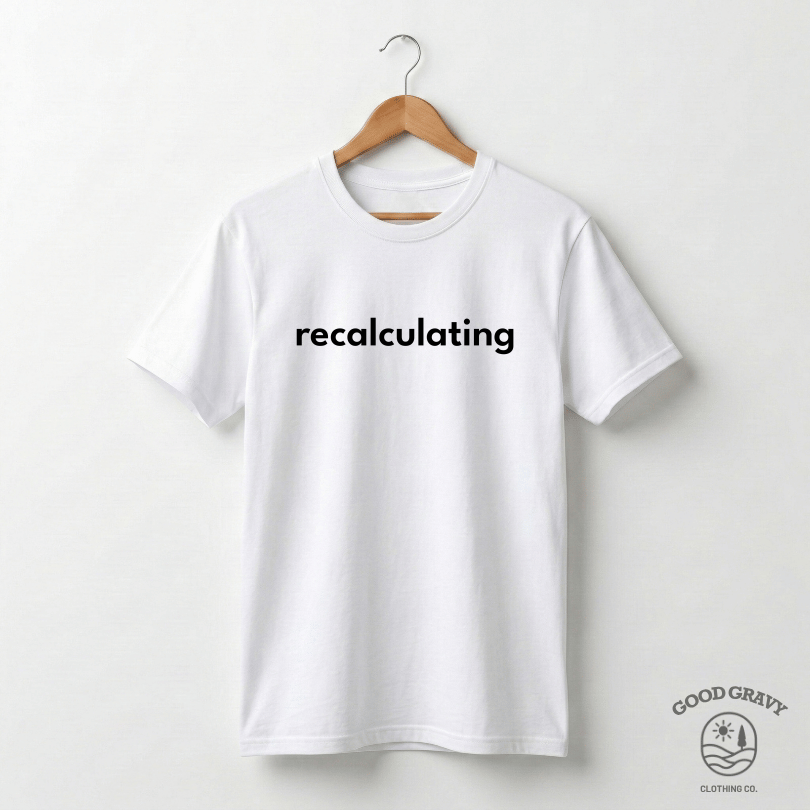 Recalculating - White